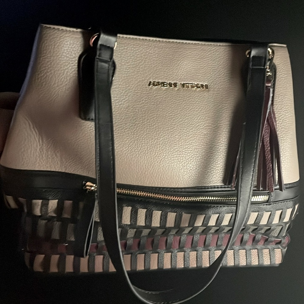 ADRIENNE VITTADINI Hobo Crossbody with Tassel.